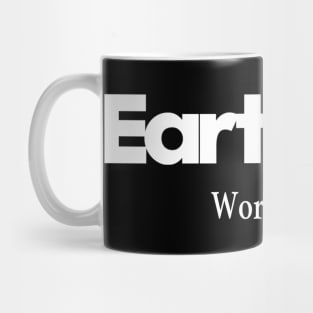 Earthmix Shipping White and Orange Mug